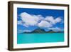Love Over Bora Bora, 2015-null-Framed Photographic Print