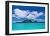 Love Over Bora Bora, 2015-null-Framed Photographic Print