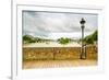 Love Padlocks on Pont Des Arts Bridge, Seine River in Paris, France.-stevanzz-Framed Photographic Print