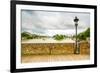 Love Padlocks on Pont Des Arts Bridge, Seine River in Paris, France.-stevanzz-Framed Photographic Print