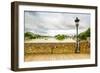 Love Padlocks on Pont Des Arts Bridge, Seine River in Paris, France.-stevanzz-Framed Photographic Print