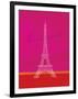 Love Paris - Pink and Red-Dominique Vari-Framed Art Print