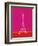 Love Paris - Pink and Red-Dominique Vari-Framed Art Print