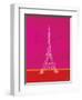 Love Paris - Pink and Red-Dominique Vari-Framed Art Print
