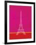 Love Paris - Pink and Red-Dominique Vari-Framed Art Print