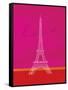 Love Paris - Pink and Red-Dominique Vari-Framed Stretched Canvas