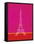 Love Paris - Pink and Red-Dominique Vari-Framed Stretched Canvas