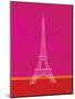 Love Paris - Pink and Red-Dominique Vari-Mounted Art Print