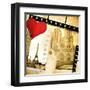 Love Paris - Vintage Photo-Album-Maugli-l-Framed Art Print