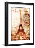 Love Paris-null-Framed Art Print