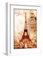 Love Paris-null-Framed Art Print