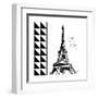 Love Paris-Carole Stevens-Framed Art Print