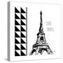 Love Paris-Carole Stevens-Stretched Canvas