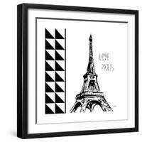 Love Paris-Carole Stevens-Framed Art Print