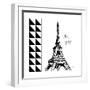 Love Paris-Carole Stevens-Framed Art Print