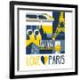 Love Paris-Claire Huntley-Framed Giclee Print