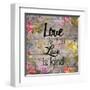 Love Patient-Victoria Brown-Framed Art Print