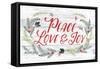 Love Peace Joy-Lula Bijoux-Framed Stretched Canvas