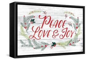 Love Peace Joy-Lula Bijoux-Framed Stretched Canvas