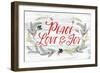 Love Peace Joy-Lula Bijoux-Framed Art Print