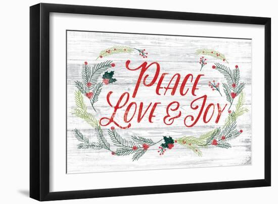 Love Peace Joy-Lula Bijoux-Framed Art Print