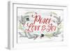 Love Peace Joy-Lula Bijoux-Framed Art Print