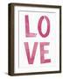 LOVE Pink-Summer Tali Hilty-Framed Giclee Print