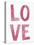 LOVE Pink-Summer Tali Hilty-Stretched Canvas