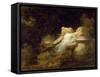 Love Pledge (The Voeu a L'Amou)-Jean-Honoré Fragonard-Framed Stretched Canvas