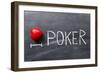 Love Poker-Yury Zap-Framed Art Print