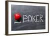 Love Poker-Yury Zap-Framed Art Print