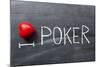 Love Poker-Yury Zap-Mounted Art Print