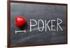 Love Poker-Yury Zap-Framed Art Print