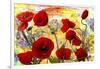 Love Poppy Flowers-Ata Alishahi-Framed Giclee Print