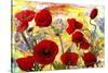 Love Poppy Flowers-Ata Alishahi-Stretched Canvas