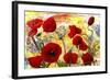 Love Poppy Flowers-Ata Alishahi-Framed Giclee Print