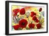 Love Poppy Flowers-Ata Alishahi-Framed Giclee Print