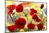 Love Poppy Flowers-Ata Alishahi-Mounted Giclee Print