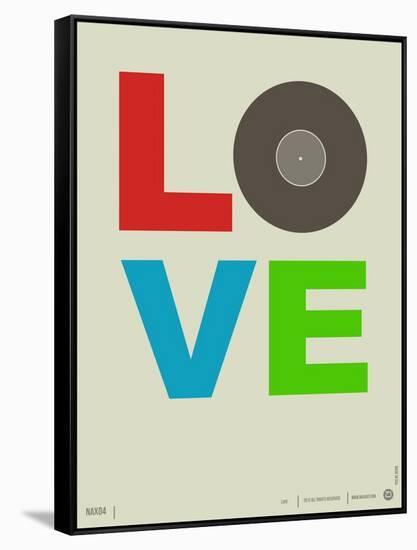 Love Poster-NaxArt-Framed Stretched Canvas