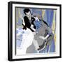 Love Potion - blue treatment-The Saturday Evening Post-Framed Giclee Print