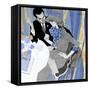 Love Potion - blue treatment-The Saturday Evening Post-Framed Stretched Canvas