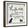 Love Pups 2-Lauren Gibbons-Framed Art Print