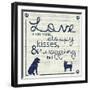 Love Pups 2-Lauren Gibbons-Framed Art Print
