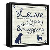 Love Pups 2-Lauren Gibbons-Framed Stretched Canvas