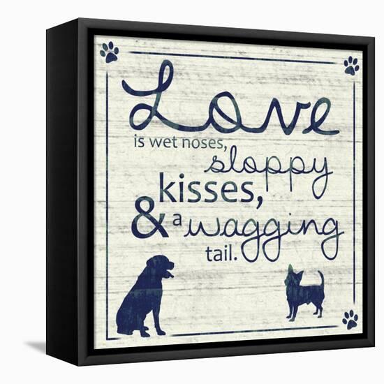 Love Pups 2-Lauren Gibbons-Framed Stretched Canvas