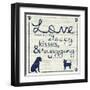 Love Pups 2-Lauren Gibbons-Framed Art Print