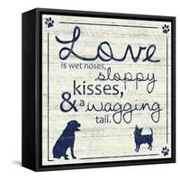 Love Pups 2-Lauren Gibbons-Framed Stretched Canvas