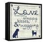Love Pups 2-Lauren Gibbons-Framed Stretched Canvas
