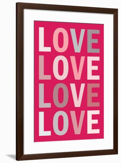 Love (Purple) Art-null-Framed Art Print