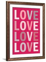 Love (Purple) Art-null-Framed Art Print